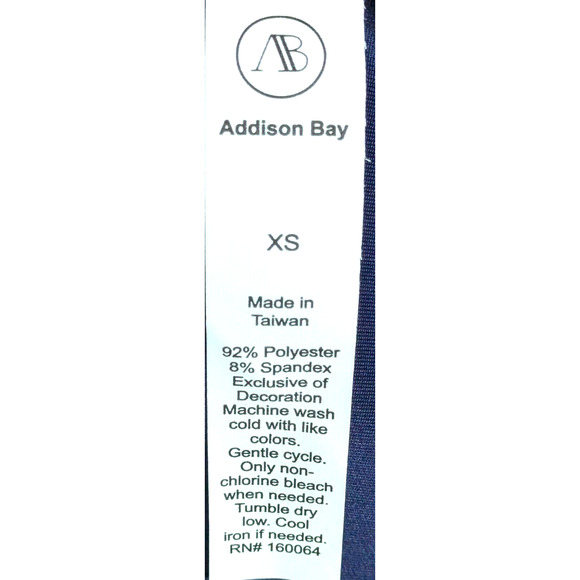 Addison Bay Sweatshirt Womens XS Blue Iverson Pullover NEW Drawcord Oversized - Picture 6 of 7